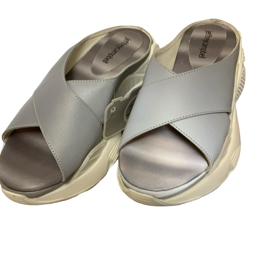 Jeffrey Campbell Sector Sport Slide Platform Sandal 8.5 Chunky